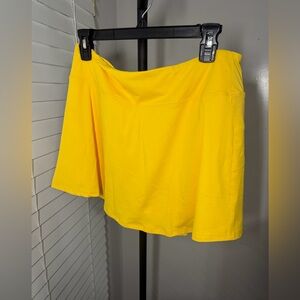 Bright Yellow Skater Skirt skirts